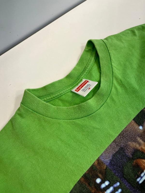 シュプリーム SUPREME Christopher Walken King Of New York 緑 プリント Tシャツ グリーン Mサイズ 101MT-4640