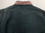 カーハート Carhartt DUCK TRADITIONALCOAT トラディショナルコート ダック ワークジャケット 中綿 黒 C003 サイズ 46 ジャケット ロゴ ブラック 104MT-1870