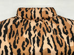 ワコマリア WACKO MARIA × NANGA ナンガ 21AW LEOPARD DOWN JACKET TYPE-1 レオパード ダウン ジャケット 茶 ジャケット ヒョウ柄・レオパード柄 ブラウン Sサイズ 104MT-1117