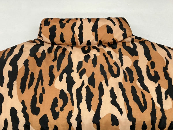 ワコマリア WACKO MARIA × NANGA ナンガ 21AW LEOPARD DOWN JACKET TYPE-1 レオパード ダウン ジャケット 茶 ジャケット ヒョウ柄・レオパード柄 ブラウン Sサイズ 104MT-1117