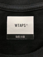 ダブルタップス WTAPS JOSHUA VIDES JV TEE T-SHIRT SAI CROSSBORN クロスボーン クルーネック 黒 3 Tシャツ ロゴ ブラック 104MT-105