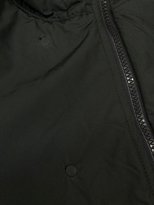 グッドイナフ Goodenough MODS COAT モッズ コート 裏キルティング ジップアップ ファー アウター ジャケット GDEH 黒 ジャケット 無地 ブラック Lサイズ 104MT-2141