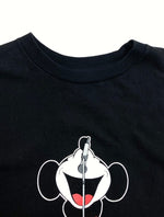 ナンバーナイン NUMBER (N)INE × Disney ディズニー PRINT SLEEVELESS TEE プリント ノースリーブ ミッキーマウス アーカイブ 黒 サイズ 3 ノースリーブ キャラクター ブラック 104MT-1174