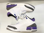 ジョーダン JORDAN NIKE AIR JORDAN 3 RETRO DARK IRIS ナイキ エア ジョーダン 3 レトロ ダーク アイリス 白 CT8532-105 メンズ靴 スニーカー ホワイト 26.5cm 101-shoes1616