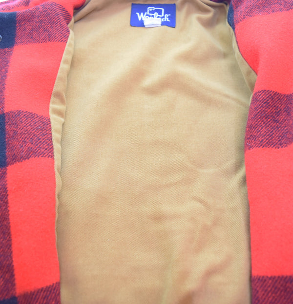 ウールリッチ WOOLRICH 80s 紺タグ USA製 ハンティングジャケット ジャケット レッド Lサイズ 103MT-3295
