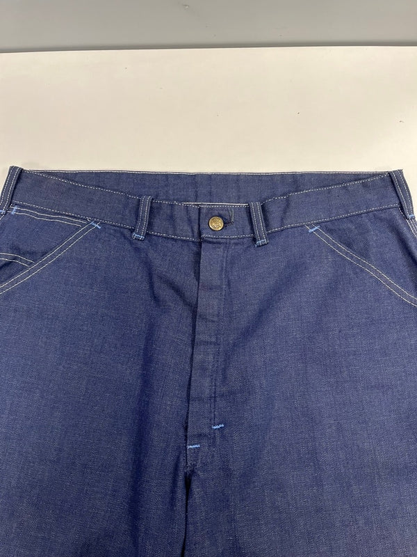 シアーズ Sears 70s 70's 70年代~ painter pants ペインターパンツ ヴィンテージ ミントコンディション ボトムスその他 ブルー 38×32 101MB-727