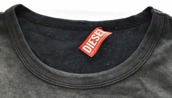 ディーゼル DIESEL Oval Dプレート タンクトップ ノースリーブ ノースリーブ グレー Sサイズ 103MT-2975