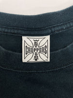 US US古着 90s 00s WEST COAST CHOPPERS T-Shirt ウエスト コースト チョッパーズ Tシャツ デビル 半袖 黒 Tシャツ ロゴ ブラック Mサイズ 104MT-2345