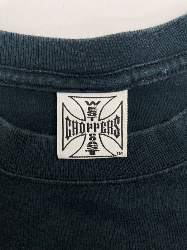 US US古着 90s 00s WEST COAST CHOPPERS T-Shirt ウエスト コースト チョッパーズ Tシャツ デビル 半袖 黒 Tシャツ ロゴ ブラック Mサイズ 104MT-2345