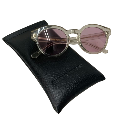 【中古】クーティープロダクションズ COOTIE PRODUCTIONS Raza Round Glasses 眼鏡・サングラス サングラス 透明 201goods-756