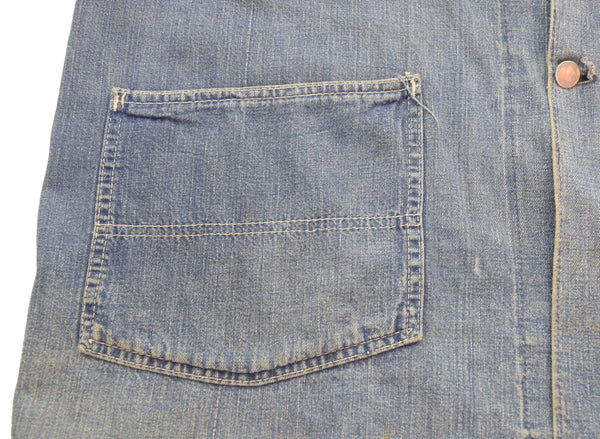 ヴィンテージ Vintage 30s 40s Prisoner Jacket  30's 40's プリズナージャケット 大戦 デニムカバーオール ジャケット ブルー 103MT-2501