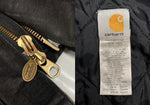 カーハート Carhartt TRADITIONAL JACKET トラディショナル ジャケット コーデュロイ ダック ダブルジップ アウトドア アウター 黒 C26 BLK ジャケット ロゴ ブラック Lサイズ 104MT-1959