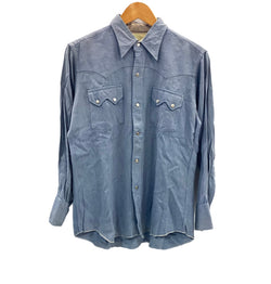 ヴィンテージ vintage 60's 60年代 AUTHENTIC WESTERN RUNCHWEAR レーヨンギャバ ウエスタンシャツ 長袖シャツ 101MT-5355