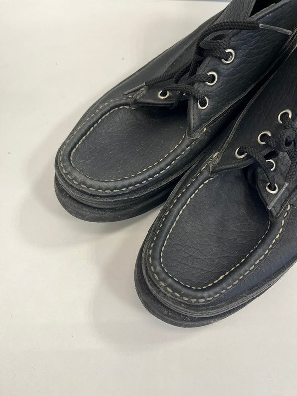 ラッセルモカシン RUSSELL MOCCASIN SPORTING CLAYS CHUKKA スポーティングクレイチャッカ 黒 USA製 メンズ靴 モカシン ブラック 8 1/2 (参考サイズ約26.5～27cm) 101sh-2219