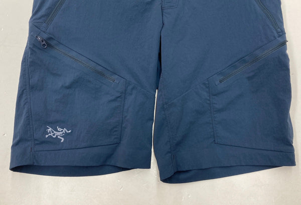 アークテリクス ARC’TERYX Palisade Short パリセードショーツ  ナイロンショーツ アウトドア 紺 ロゴ ハーフパンツ ネイビー WAIST TAILLE 28 104MB-255