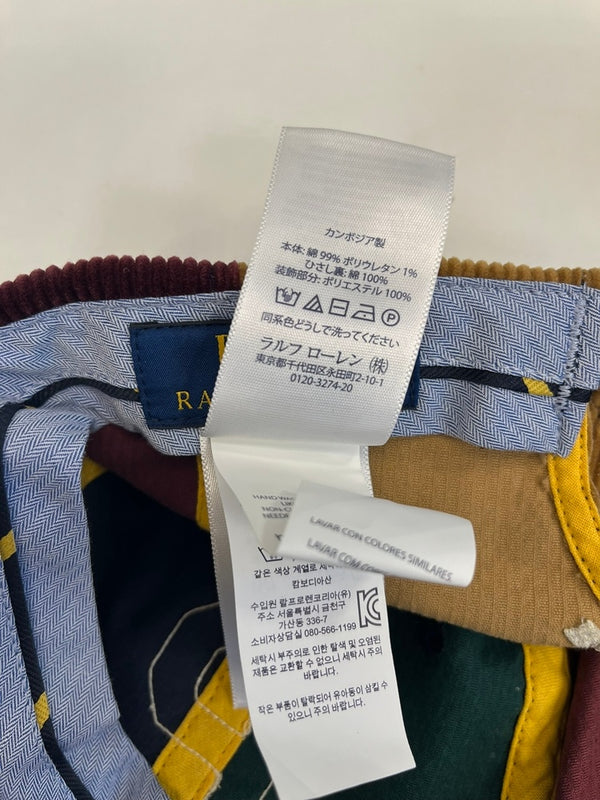 ラルフローレン RalphLauren CORDUROY CLASSIC SPORT FUN CAP 710717799001 帽子 メンズ帽子 キャップ マルチカラー 101hat-159