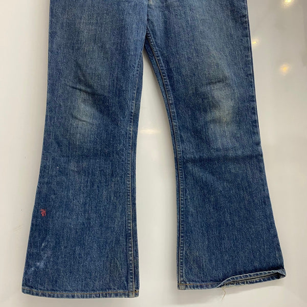 【曜日割引対象外】 リーバイス Levi's 70's 646 USA製 フレア ブーツカット ベルボトム スレキスタンプ デニム ブルー 201MB-1206 VB
