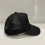 【中古】バーバリー Burberry メッシュキャップ 帽子 メンズ帽子 キャップ ブラック Mサイズ 201goods-724