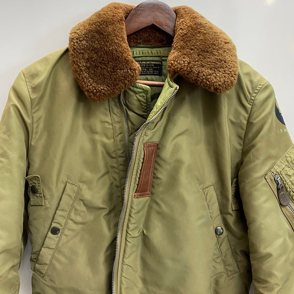 【曜日割引対象外】 バズリクソンズ Buzz Rickson’s B15-B ナイロン フライトジャケット M13505 M13506 ジャケット カーキ 38サイズ 201MT-4292 VB
