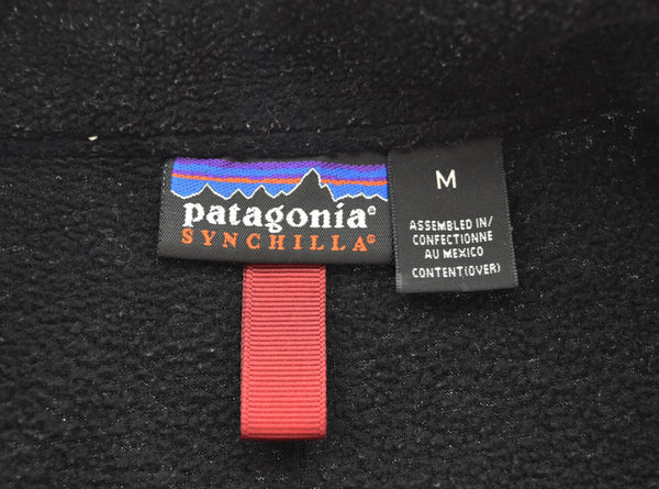 パタゴニア PATAGONIA 90s シンチラ ハーフジップ フリース プルオーバージャケット Made in MEXICO SYNCHILLA 90's 90年代 99年製 メキシコ製 25735 ジャケット ブラック Mサイズ 103MT-2514