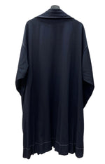 ワイズ Y's ヨウジヤマモト Yohji Yamamoto 山本耀司 ロングコート ライトアウター 羽織り WOOL ウール 毛 NAVY 紺 コート 無地 ネイビー 104LT-136