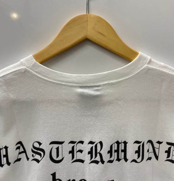 ステューシー STUSSY ×MASTERMIND JAPAN World Tour Skull Tee  Tシャツ ホワイト Mサイズ 201MT-2765