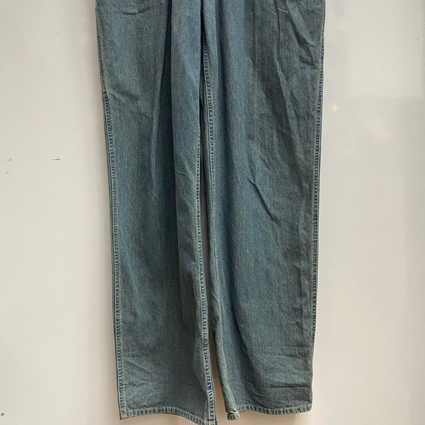 【曜日割引対象外】 ハーレーダビットソン HARLEY-DAVIDSON デニム ワッペン つなぎ・オーバーオール ブルー Sサイズ 201MB-1194 VB