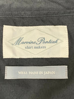 マービンポンティアックシャツメーカーズ Marvine Pontiak Shirt Makers Round Tail 2 Pocket SH 無地 MPSM-2008S 長袖シャツ ブラック oneサイズ 201MT-3799