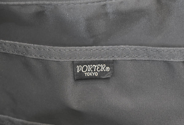 ポーター  PORTER  01SS UNDERCOVER アンダーカバー オンカラーライン入り 横長 大型トートバッグ 黒 バッグ メンズバッグ トートバッグ ブラック 103B-107