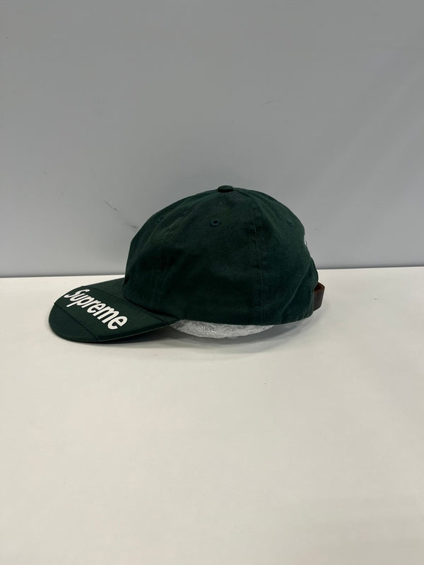 シュプリーム SUPREME Visor Label 6-Panel Dark Green バイザー 6パネル ロゴラベル 帽子 メンズ帽子 キャップ グリーン 101hat-154