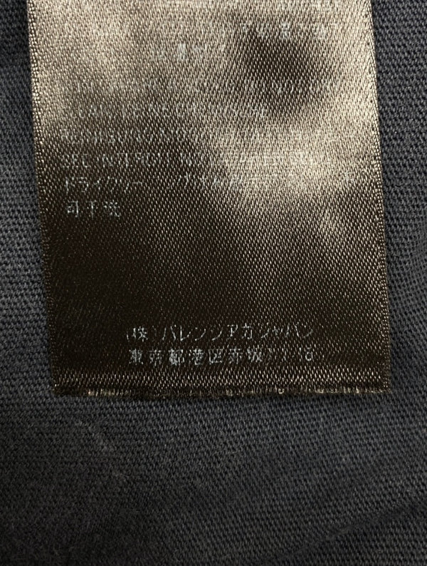 バレンシアガ BALENCIAGA CAMPAIGN LOGO PRINT T-SHIRT キャンペーン ロゴ プリント Tシャツ 半袖 カットソー 紺 556150 TAV44 Tシャツ ロゴ ネイビー Mサイズ 104MT-1183
