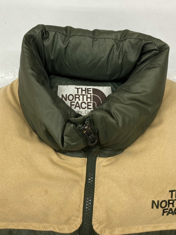 ザノースフェイス THE NORTH FACE NUPTSE DOWN VEST ヌプシ ダウン ベスト 700LTD アウター アウトドア 韓国タグ 茶色 緑 NF201B50 ベスト ロゴ カーキ Sサイズ 104MT-885