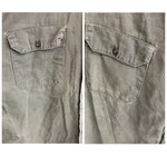 【曜日割引対象外】 ヴィンテージ vintage 40's 50's ヘラクレス HERCULES ワークシャツ 長袖シャツ カーキ 201MT-4760 VB