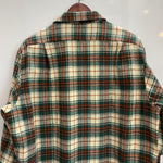 【曜日割引対象外】 ペンドルトン PENDLETON 70's USA製 ネルシャツ ウールシャツ  長袖シャツ グリーン XLサイズ 201MT-4567 VB