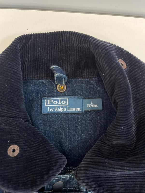 ラルフローレン RalphLauren Cortland デニム ファイヤーマン ジャケット ジャケット ネイビー Lサイズ 101MT-5062