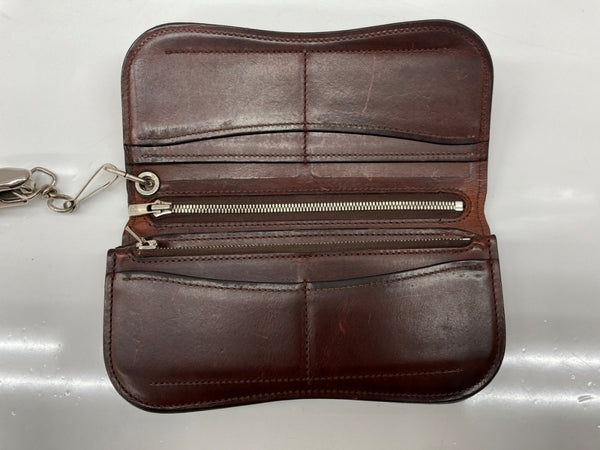 ラストクロップス LAST CROPS BLISTER ブリスター 二つ折り 長財布 ロング ウォレット カードケース 茶 財布・ケース メンズ財布 ロゴ ブラウン 104W-28