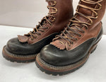 ホワイツブーツ WHITE'S BOOTS SMOKE JUMPER スモーク ジャンパー 2トーン ワーク Vibramソール レースアップ 革靴 茶 黒 メンズ靴 ブーツ ウエスタン ブラウン サイズ 8 1/2E 104S-769