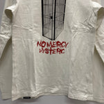ヒステリックグラマー HYSTERIC GLAMOUR No Mercy Hysteric Long Sleeve Tshirt 長袖カットソー ホワイト FREEサイズ 201MT-4698