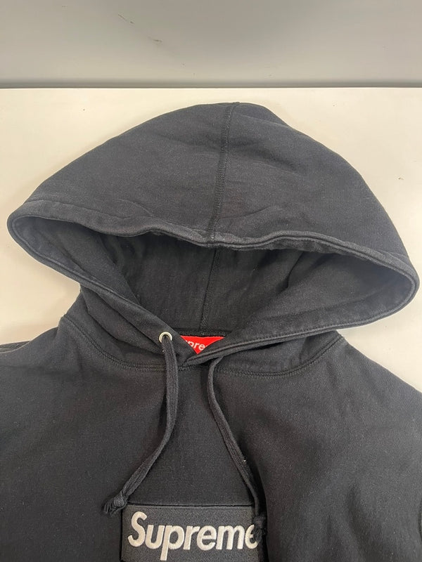 シュプリーム SUPREME 16AW Box Logo Hooded Sweatshirt ボックスロゴパーカー 黒 ワングラムタグ パーカ ブラック Lサイズ 101MT-5002