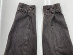 リーバイス Levi's 2nd TYPE セカンド 先染めブラック デニムジャケット トラッカージャケット RELAXED A7632-0002 ジャケット 無地 ブラック Sサイズ 104MT-2180
