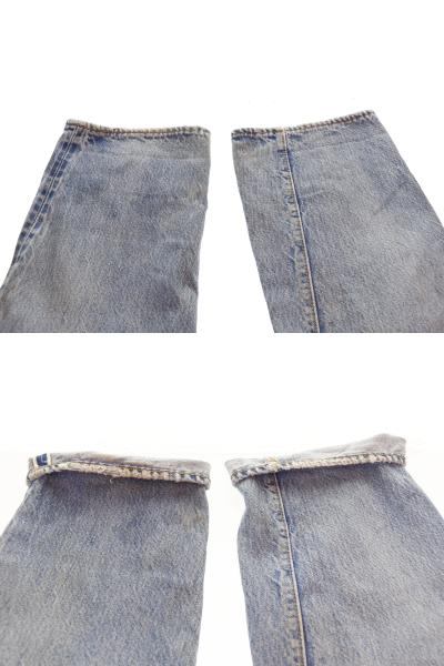 リーバイス Levi's 70s 501 66後期 ボタン裏6 赤耳 70's 66Chain デニム ブルー W31 103MB-589