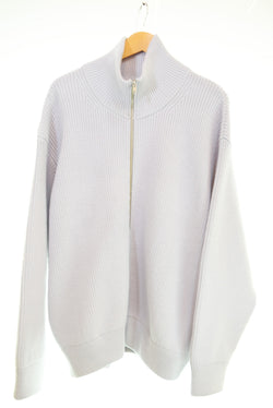 シュタイン stein  OVERSIZED DRIVERS KNIT ZIP JACKET ニットジャケット ST696 セーター グレー Mサイズ 103MT-3294