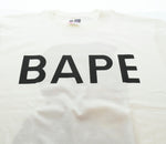 アベイシングエイプ A BATHING APE BAPE GENERAL TEE ベイプ ジェネラル Tシャツ 白 Tシャツ ホワイト Mサイズ 103MT-1120