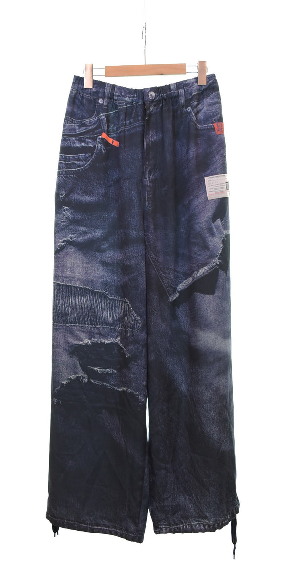 ミハラヤスヒロ MIHARA YASUHIRO ×T.A.T.A Trompe-l'oeil Archive Printed Pants トロンプルイユ アーカイブ プリント 転写 C14PT403 ボトムスその他 マルチカラー 46 103MB-640