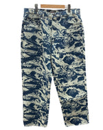 シュプリーム SUPREME × HYSTERIC GLAMOUR ヒステリックグラマー 24FW Cars Baggy Jean バギー ジーンズ 青 総柄 デニム ブルー サイズ 34 104MB-291