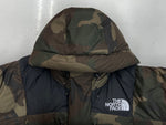 ザノースフェイス THE NORTH FACE BALTRO LIGHT JACKET バルトロ ライト ジャケット ダウン ダブルジップ ロゴ アウトドア アウター 緑 ND91720 ジャケット カモフラージュ・迷彩 カーキ Sサイズ 104MT-1439