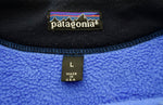 パタゴニア PATAGONIA 90s USA製 ボートネックフリース サックスブルー スウェット　 25150 スウェット ブルー Lサイズ 103MT-1685