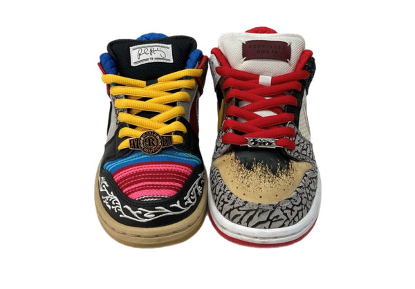 ナイキ NIKE 21年製 SB DUNK LOW WHAT THE P-ROD ダンク ロー ホワット ザ P-ロッド PAUL RODRIGUEZ ポール・ロドリゲス CZ2239-600 レディース靴 スニーカー マルチカラー 24cm 104S-788