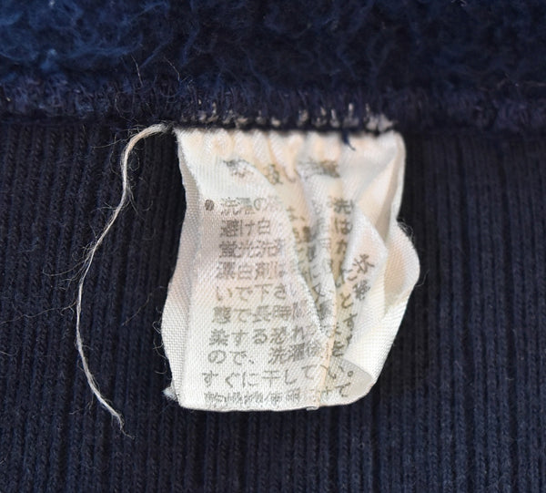 フラットヘッド THE FLAT HEAD GUN REGEND ハーフジップフーディー 両面プリント パーカ ネイビー Lサイズ 103MT-3420