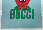 グッチ GUCCI Apple Print S/S T-Shirt アップル 半袖 Tシャツ リンゴ ジャージT 半袖 青 Tシャツ ロゴ ブルー Sサイズ 104MT-2338